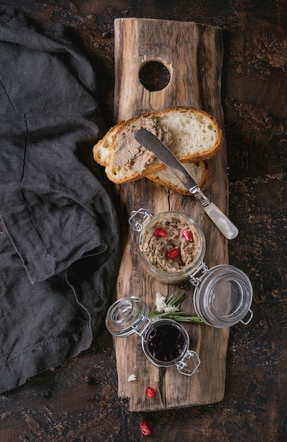 Paté de hígado de pollo hecho en casa