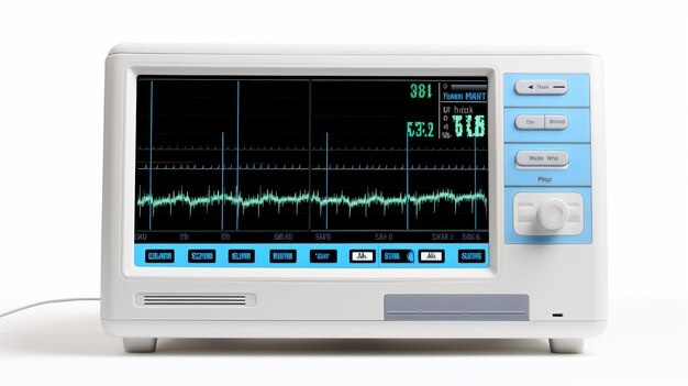 Foto patientensensor isoliert auf weißem hintergrund