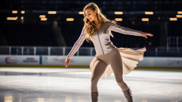 Patinação Artística Graciosa no Gelo