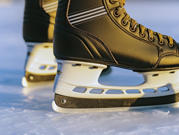 Foto patines de hockey generados por ia