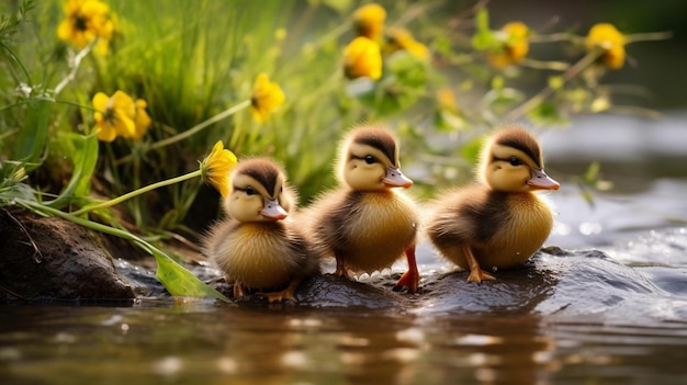 Foto patinhos