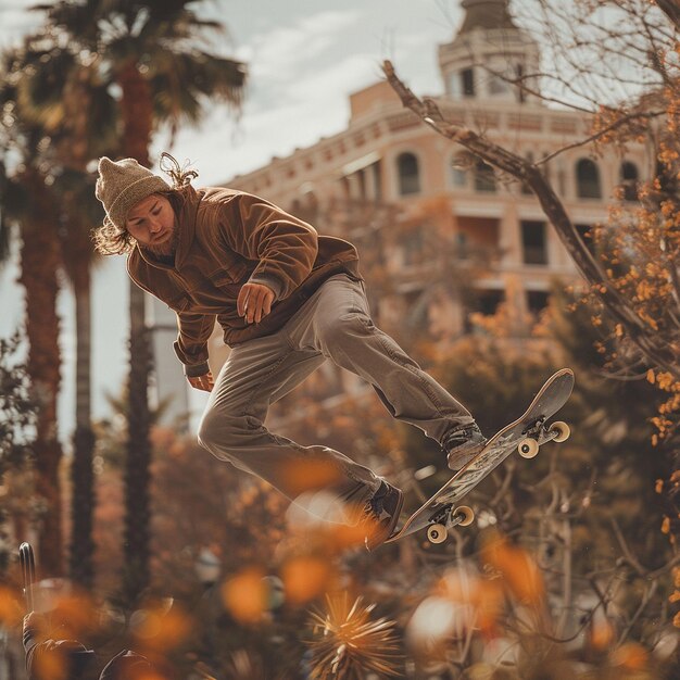 Foto patins de colagem