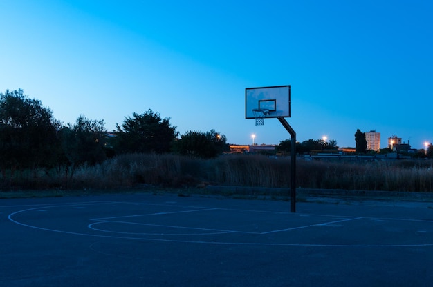 Patio de la ciudad de baloncesto