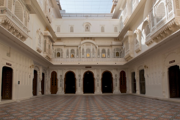 Pátio em Junagarh Fort in Bikaner