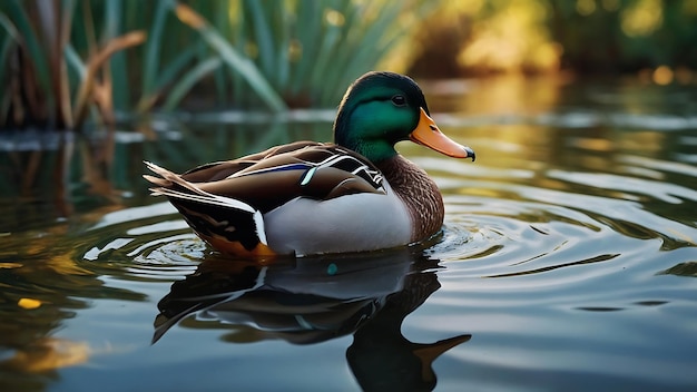 Los patos Chut están en la naturaleza