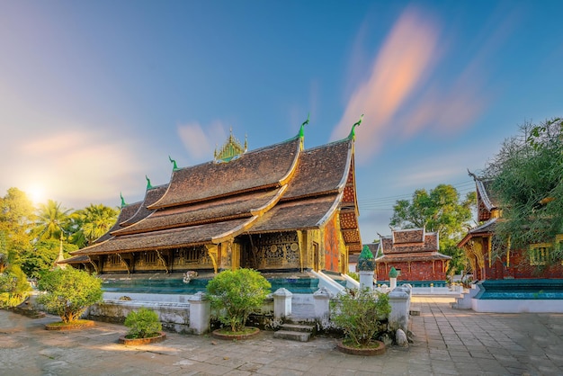 Foto património mundial em wat chiang tong luang prabang