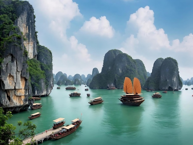 Patrimonio natural mundial de la bahía de Halong, Vietnam