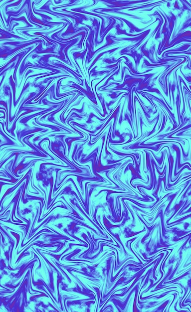 Patrón abstracto azul cobalto vibrante y azul ártico brillante