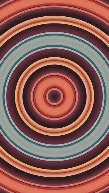 un patrón abstracto colorido con un círculo en el centro