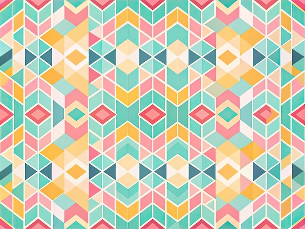 un patrón abstracto colorido con cuadrados y cuadrados