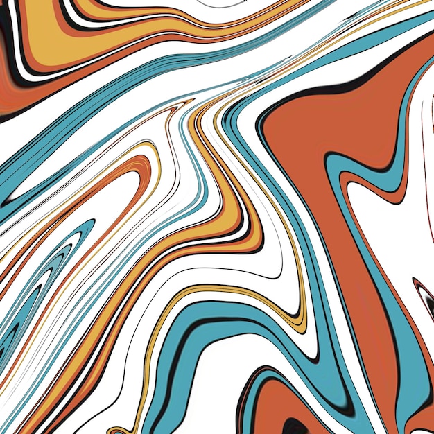 Un patrón abstracto colorido con un remolino de colores.