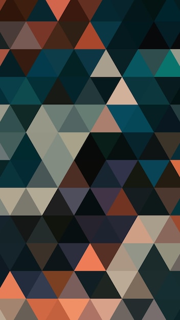 un patrón abstracto colorido de triángulos y triángulos