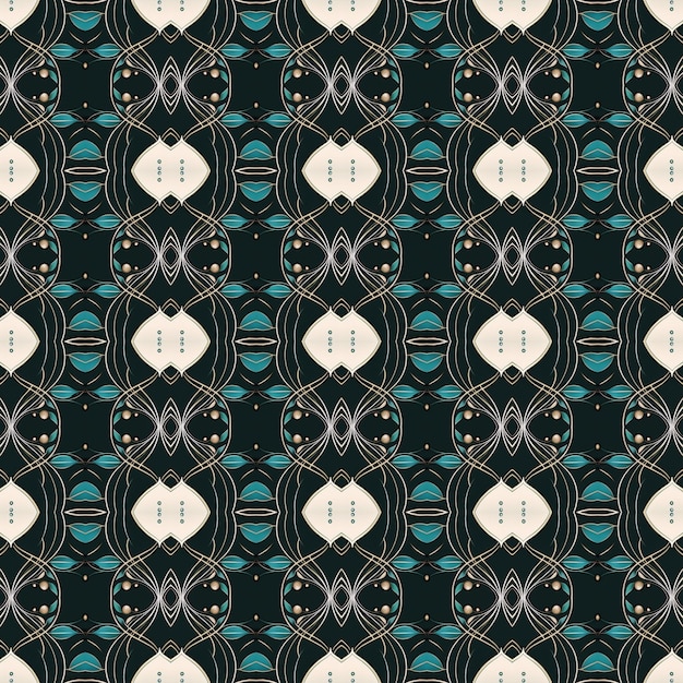 Un patrón abstracto sin costuras Diseño de arte gráfico moderno