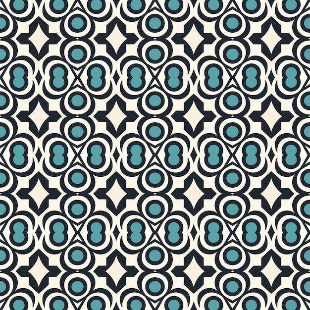 Un patrón abstracto sin costuras Diseño de arte gráfico moderno