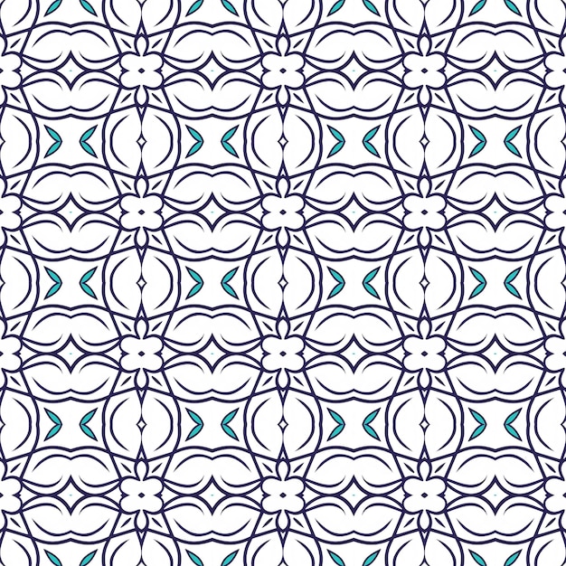 Un patrón abstracto sin costuras Diseño de arte gráfico moderno