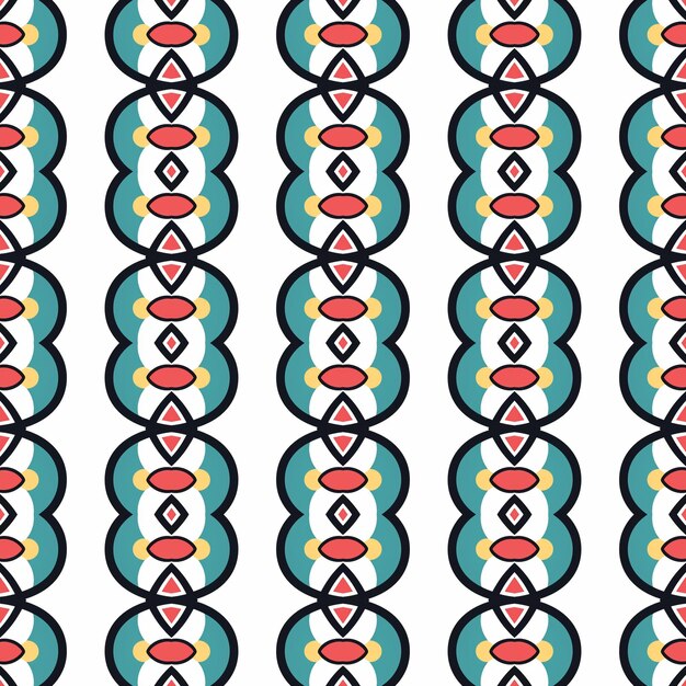 Un patrón abstracto sin costuras Diseño de arte gráfico moderno