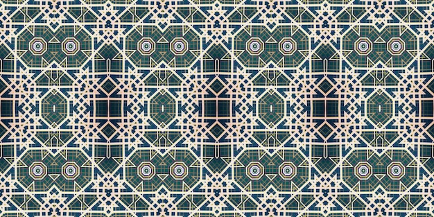 El patrón abstracto sin costuras la textura del arte es simétrica