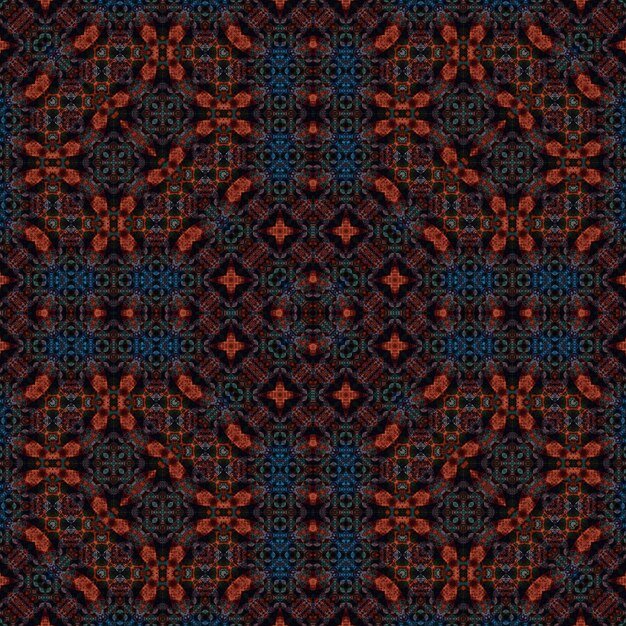 Patrón abstracto cuadrado Textura artística ilimitada