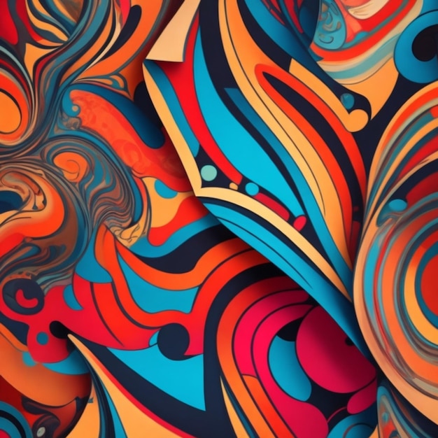 patrón abstracto con fondo de colores