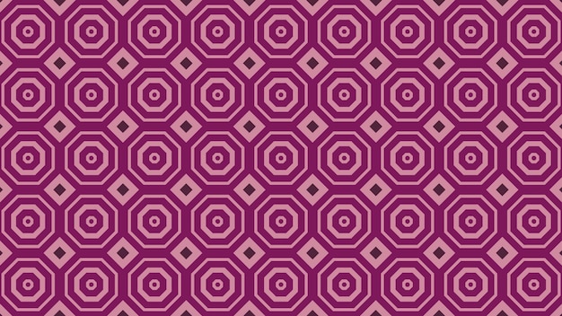 Patrón abstracto púrpura y rosa sobre un fondo púrpura.