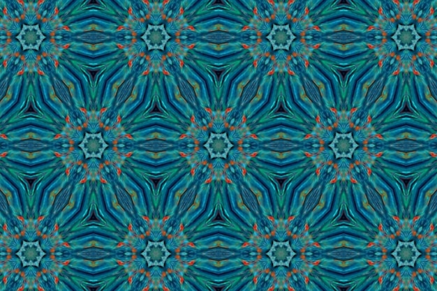 un patrón abstracto verde y azul con un patrón de cuadrados
