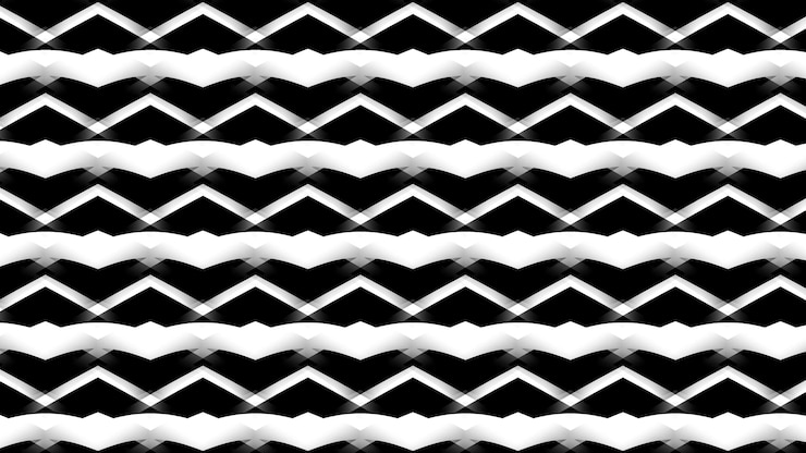 Foto patrón abstracto en zigzag