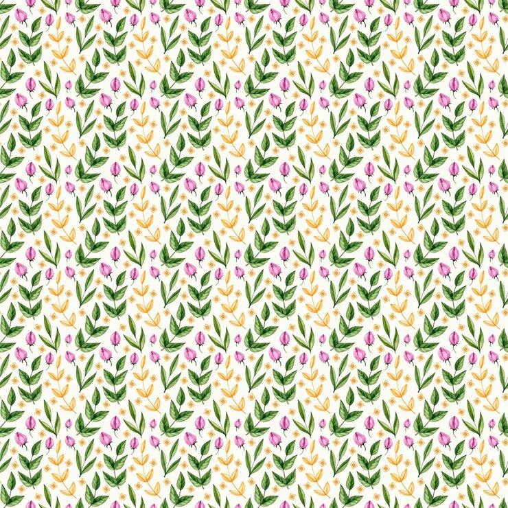 Foto patrón de acuarela con flores silvestres y flores para decorar productos de vacaciones para niños