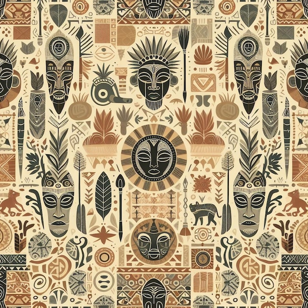 patrón africano