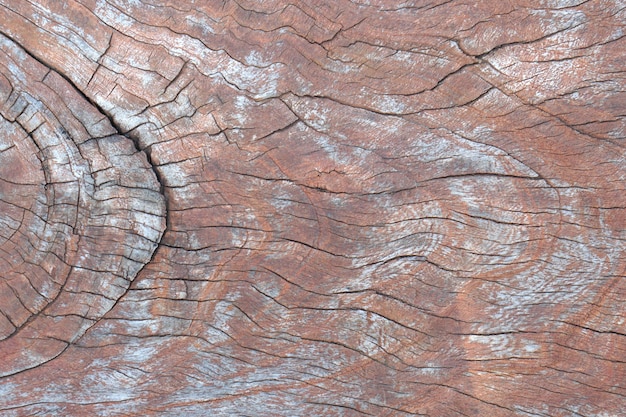 Patrón agrietado de fondo de madera vieja marrón