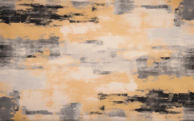 Patrón de alfombra compuesto de textura de oro vintage y fondo gris