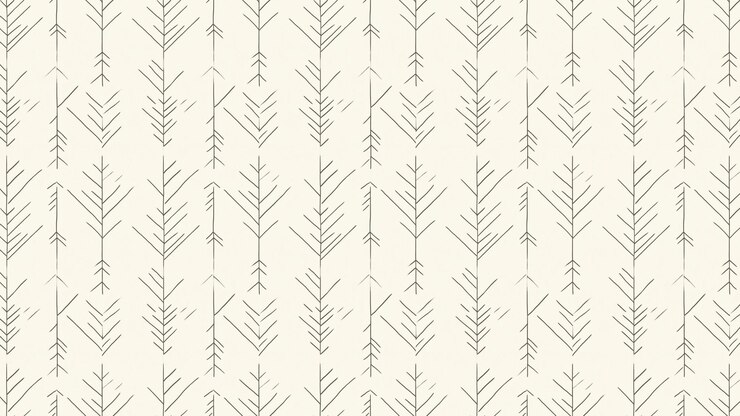 Foto patrón de árbol minimalista
