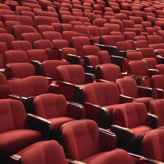 El patrón de los asientos del cine 3D de fondo de la ilustración