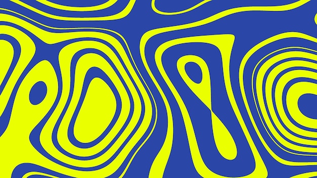 Patrón azul amarillo geométrico con moderna textura animada de estilo líneas de neón de alta calidad k