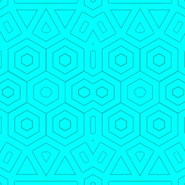 Un patrón azul y geométrico para fondo de pantalla