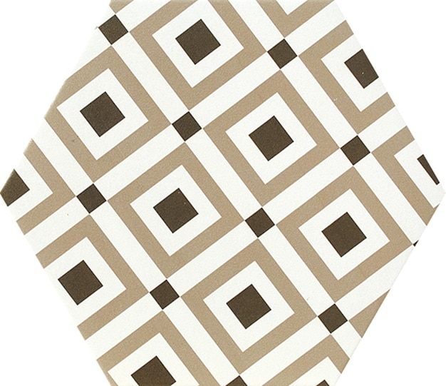 Patrón de azulejos hexágono geométrico