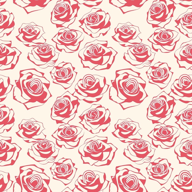 Patrón de azulejos de rosas Diseño floral Tilework con patrón botánico