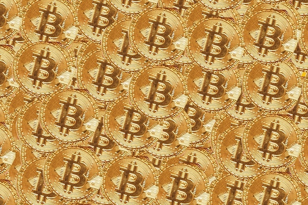 patrón de bitcoins. Fondo de criptomoneda digital virtual