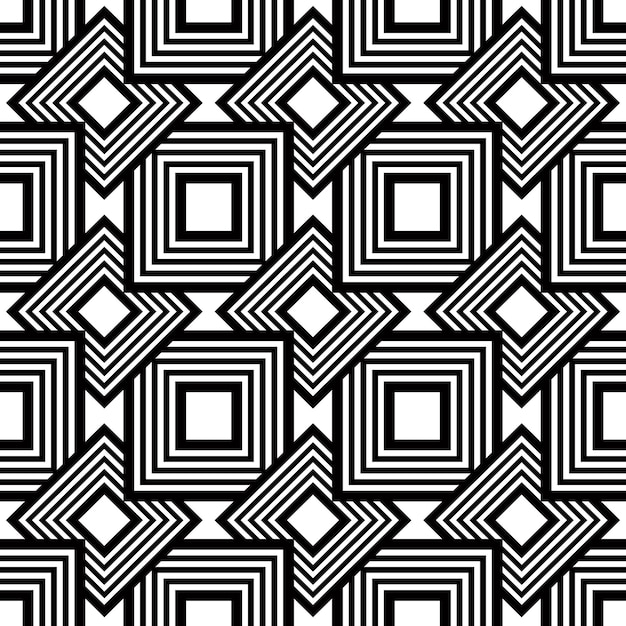 Patrón blanco y negro sin costuras rayas vectoriales simples fondo geométrico preciso fondo editable y útil para diseño o papel tapiz