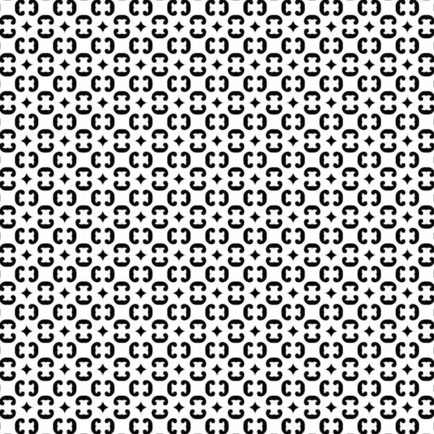 un patrón en blanco y negro con las palabras pandas