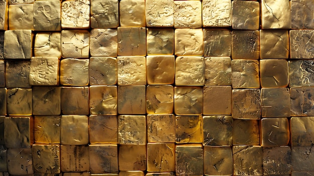 Patrón de bloque de oro abstracto