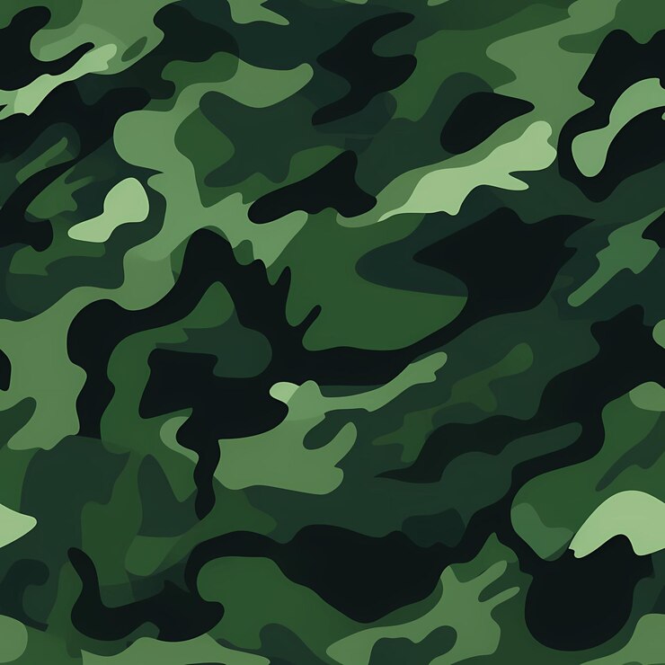 El patrón de camuflaje para su diseño Camo es clásico y moderno al mismo tiempo