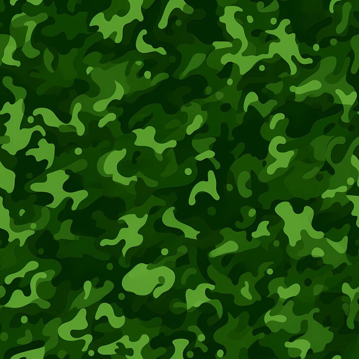 El patrón de camuflaje para su diseño Camo es clásico y moderno al mismo tiempo