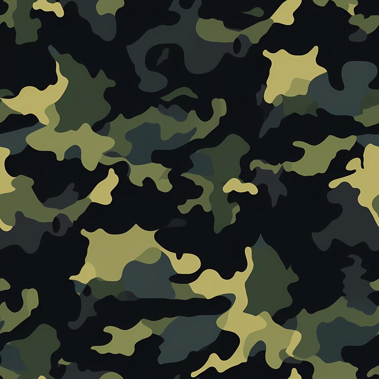 El patrón de camuflaje para su diseño Camo es clásico y moderno al mismo tiempo