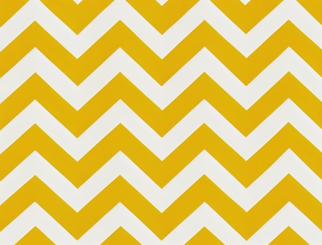 Un patrón de chevron amarillo que está impreso con zigzag.