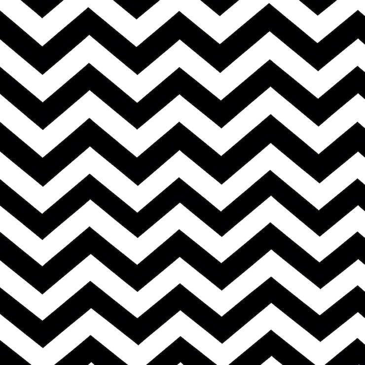 Foto patrón de chevrón geométrico en zigzag en blanco y negro