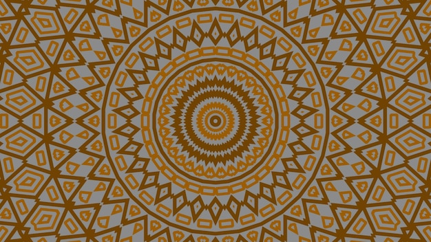 un patrón colorido y abstracto de mandalas.