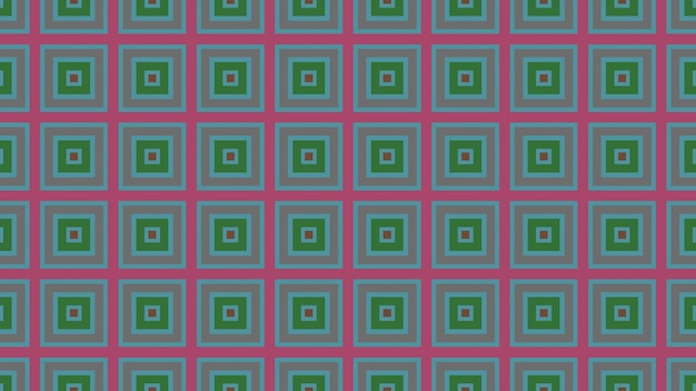 Un patrón colorido con cuadrados y cuadrados.