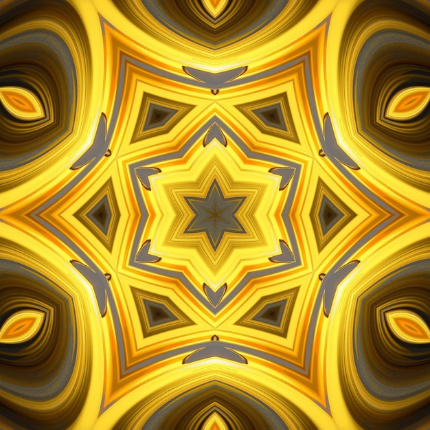 Un patrón colorido de una estrella que se compone de muchos colores.