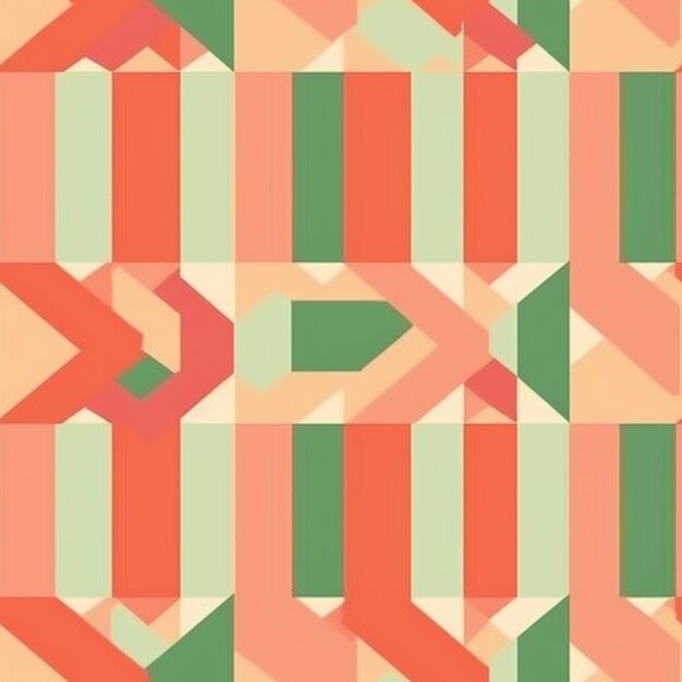 Un patrón colorido con la letra m en él