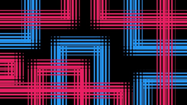 Un patrón colorido con líneas que dicen "x".